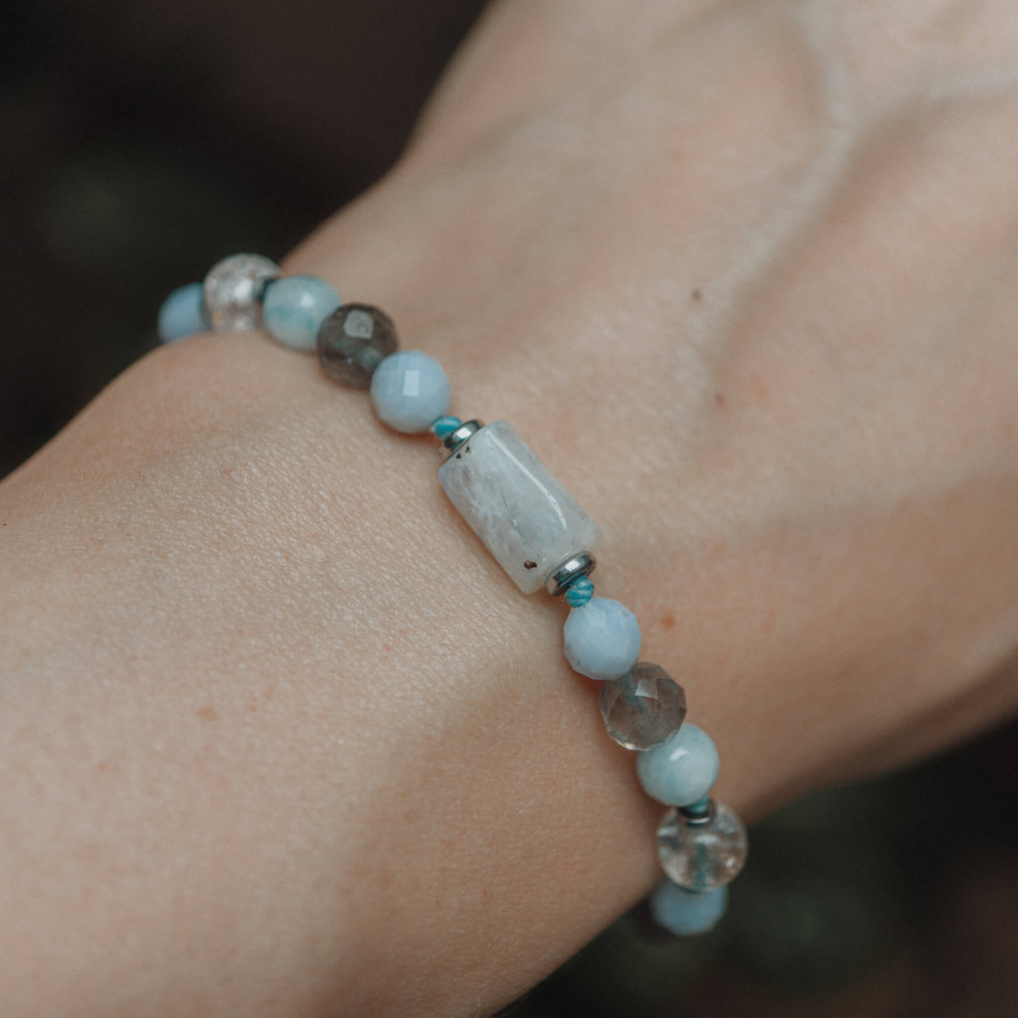 Bransoletka z kamieniem księżycowym – eteryczna energia - obrazek 3