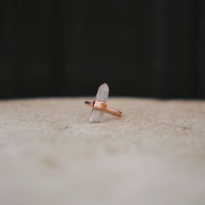 Cleansing Ring with Rock Crystal 18