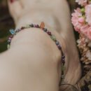 Anklet with Leaves and Stones – Silent Equinox