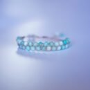 Doppelreihiges Armband mit Amazonit - Eleganz und die Kraft der Natur