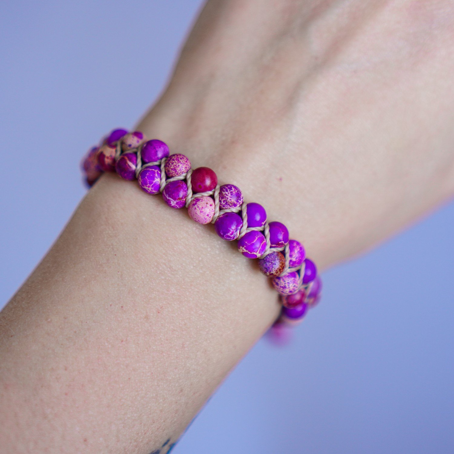 Bransoletka z Jaspisem Cesarskim - Delikatny Urok - obrazek 2