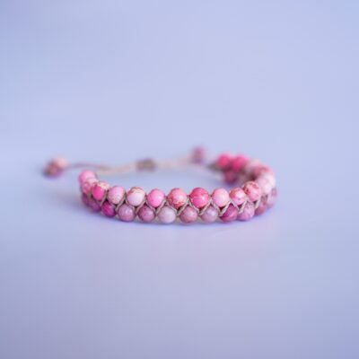 Armband mit Kaiserjaspis – Stein der Liebe und Harmonie