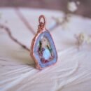 Moonlight Dawn Necklace - Agate and Moonstone