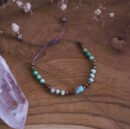 Armband der Sanftmutsteine - Chrysopras, Larimar