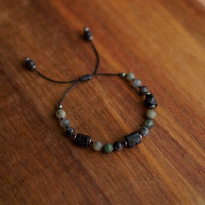 Bransoletka Energetyczna z Czarnym Turmalinem i Kamieniami