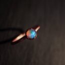 Steinmagie - Ring mit äthiopischem Opal 14,5