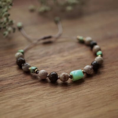 Earth Vibrations - Chrysoprase Bracelet