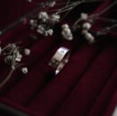 Srebrny Pierścionek Nocne Tajemnice - rozmiar 12