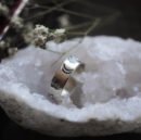 Silberner Ring Nachtgeheimnisse - Größe 12,5