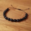 Elemental Elegance: Onyx and Lava Bracelet