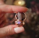 Naszyjnik Kociołek Czarownicy z surowym Ametystem