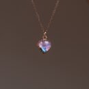 Copper moonstone necklace - Heart Light