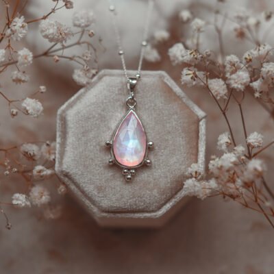 naszyjnik z kamieniem księżycowym Spirit Dust